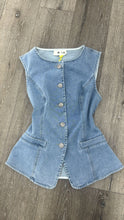 Load image into Gallery viewer, Top denim Lucy
