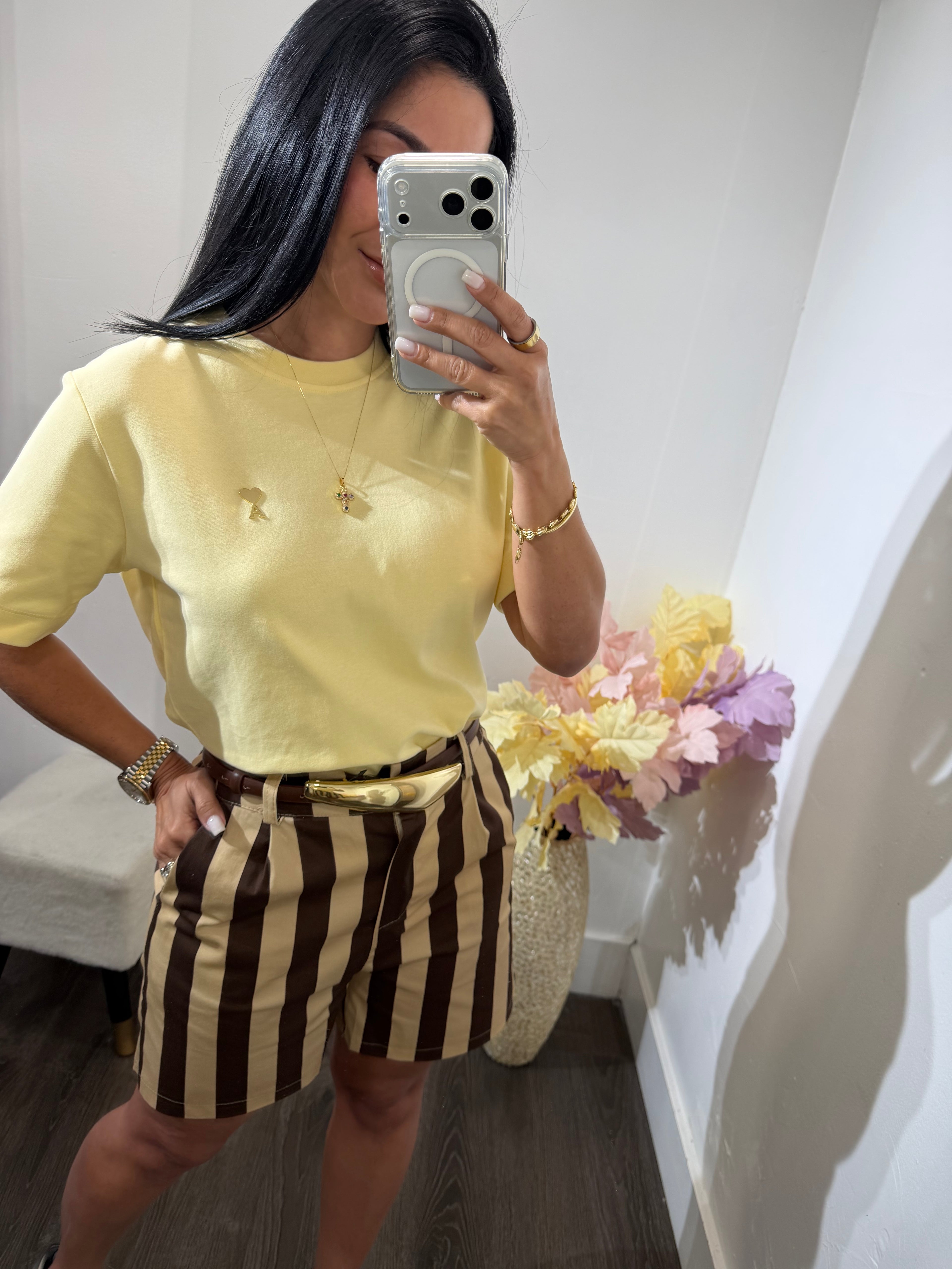 Short Luciana brown
