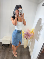 Skirt Denim Gold