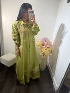 Maxi dress lino itala