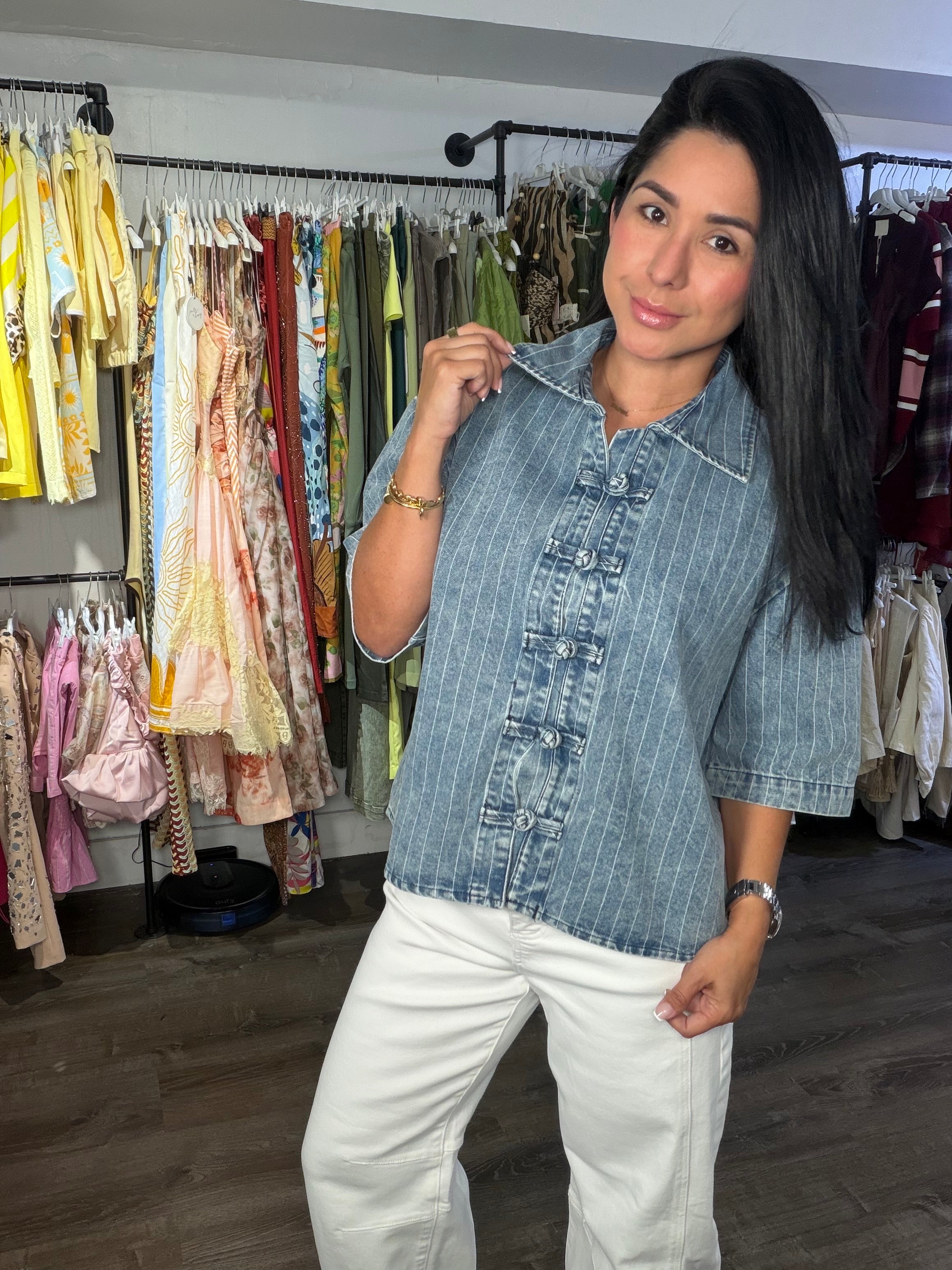 Top denim Katya