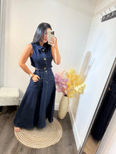 Load image into Gallery viewer, Maxi dress Denim Vilma
