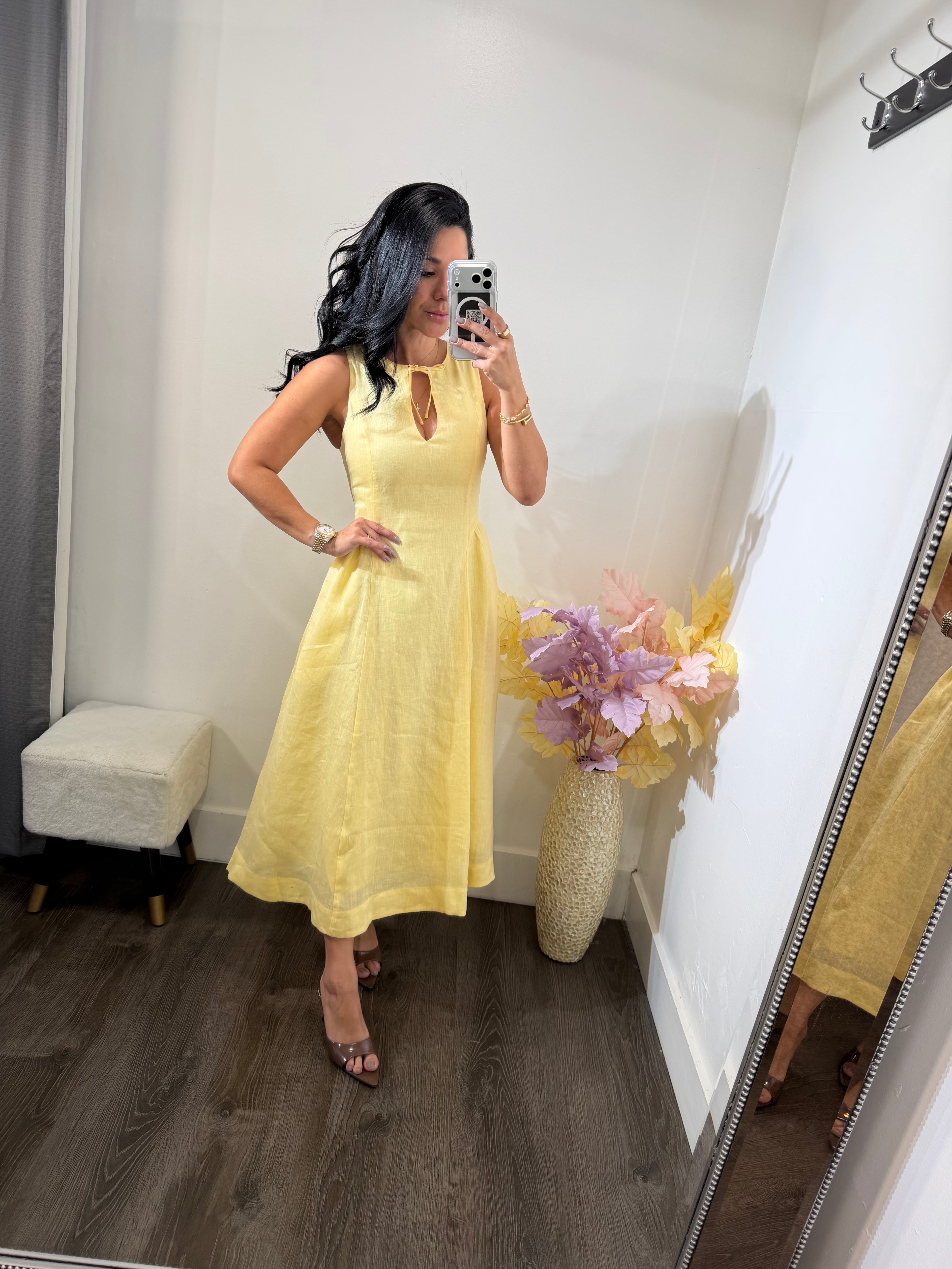 Maxi dress Lino sol