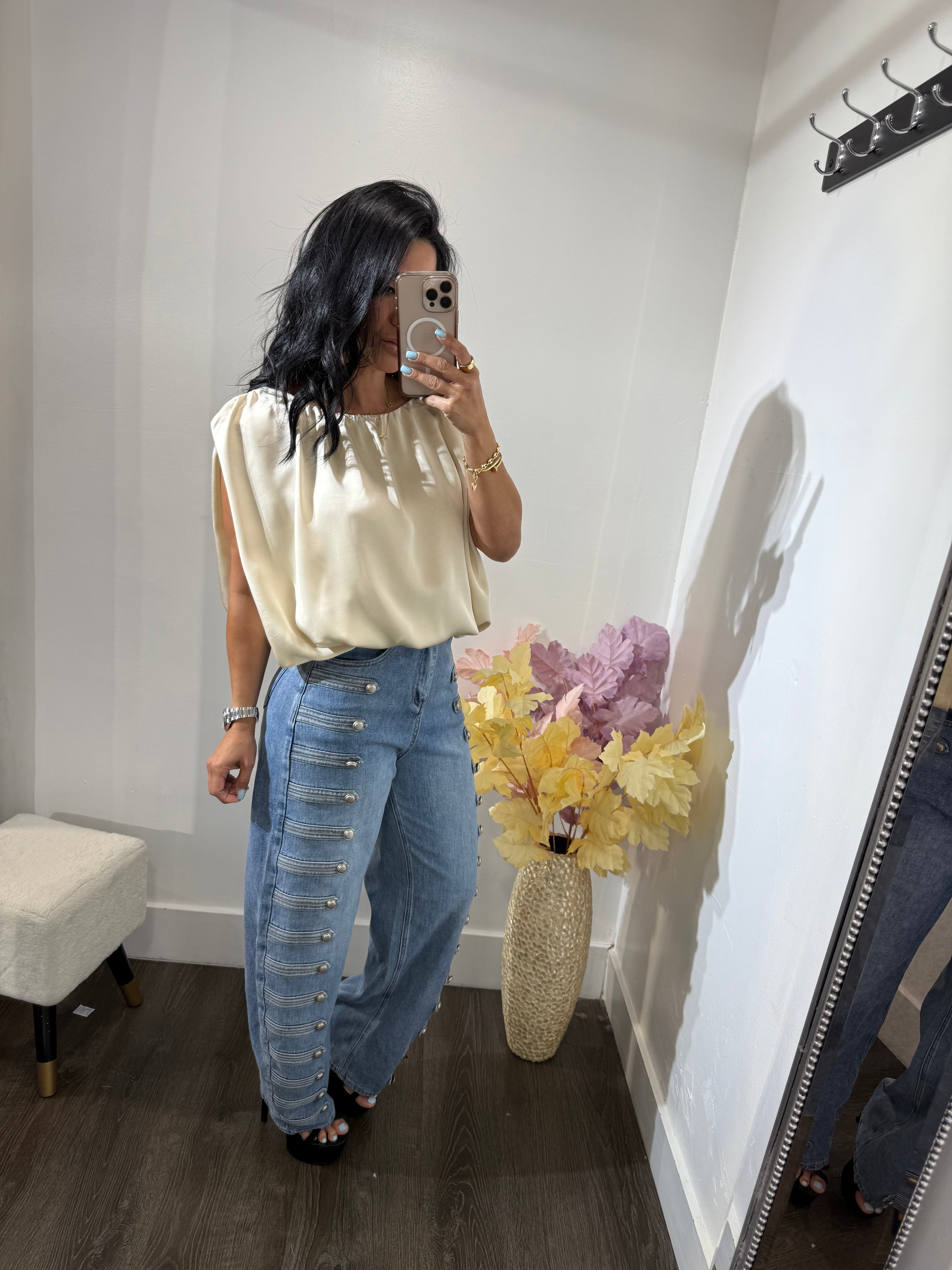 Top satin Lorena