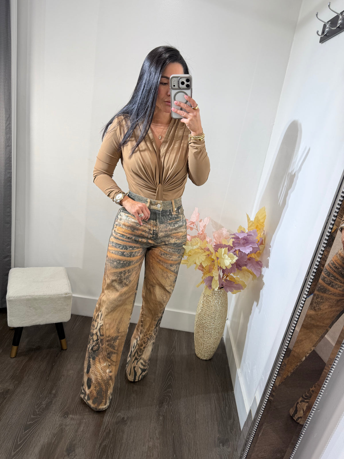 Jean print caro