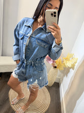 Load image into Gallery viewer, Romper denim Gloria

