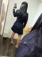 Dress denim ziury