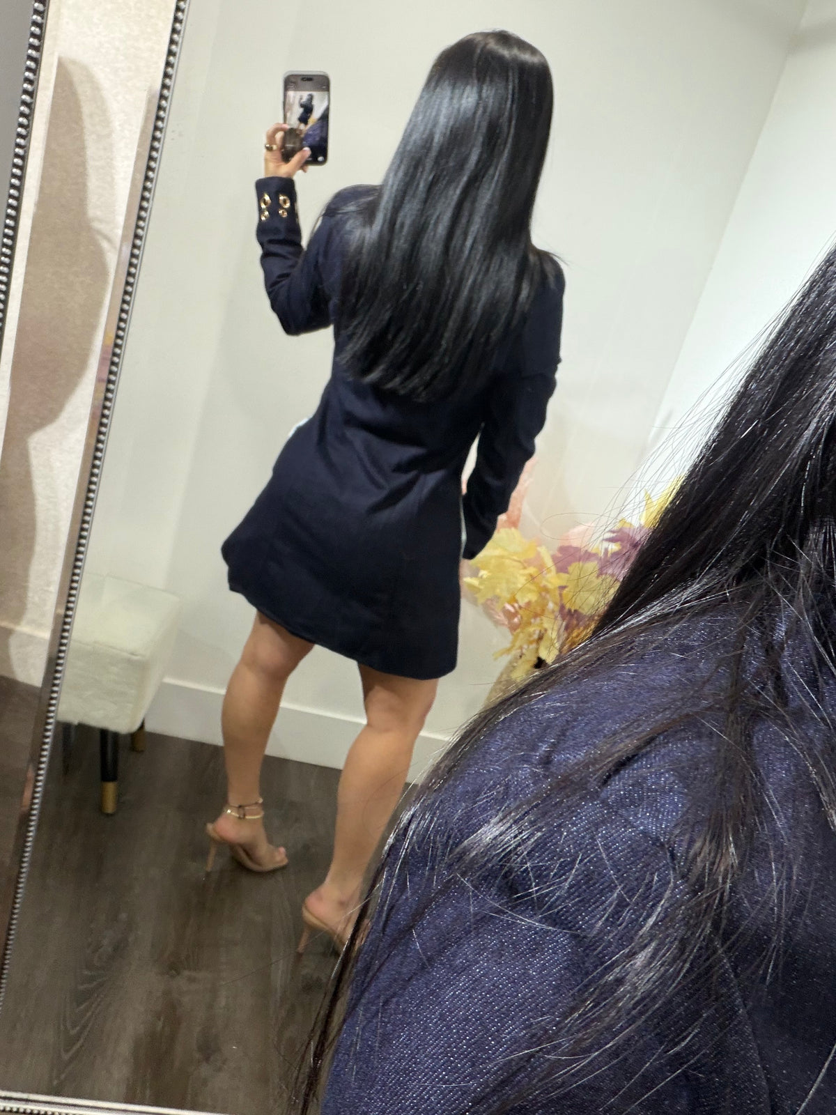 Dress denim ziury