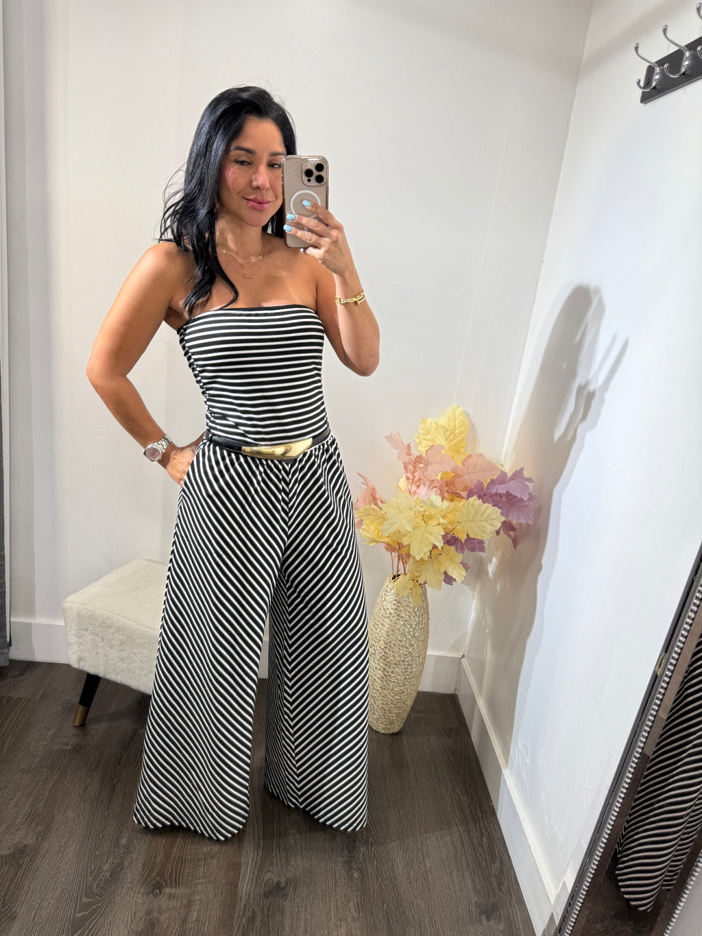 Jumpsuit stripped Eva