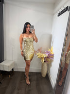 Dress sahiri Gold