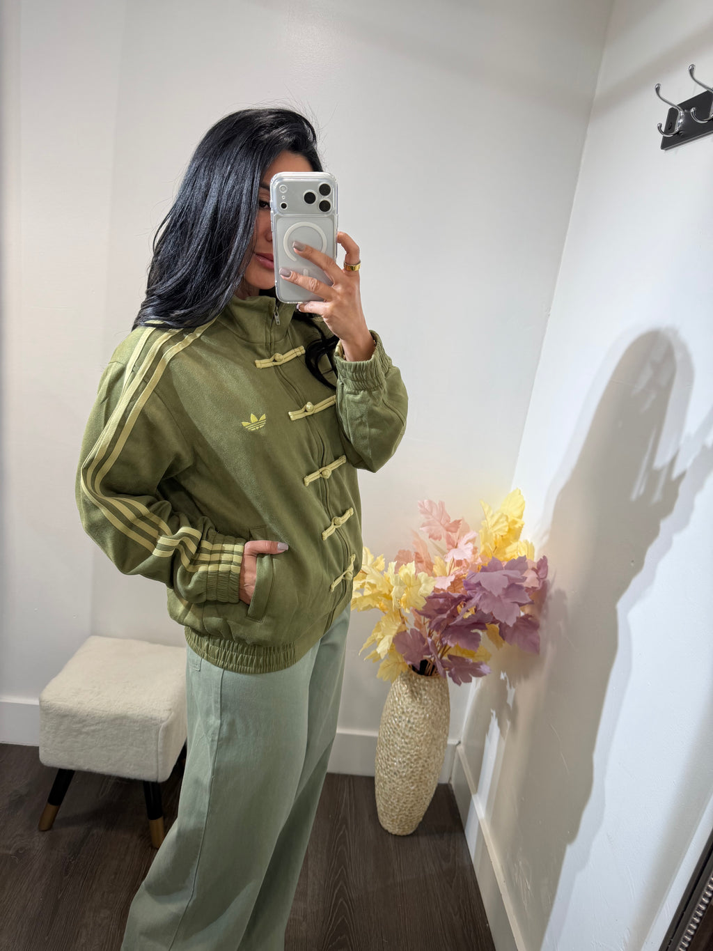 Jacket trendy olive
