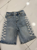 Short denim Napoleon