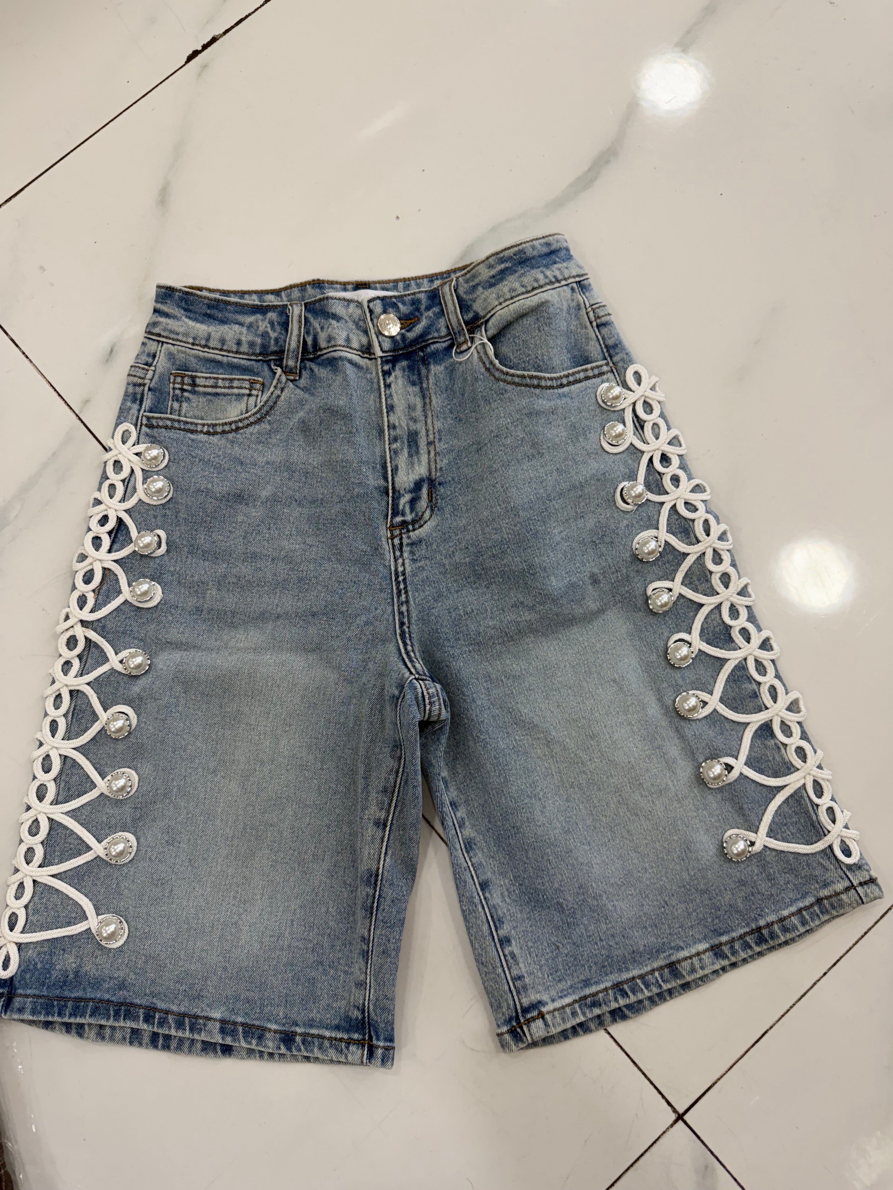 Short denim Napoleon