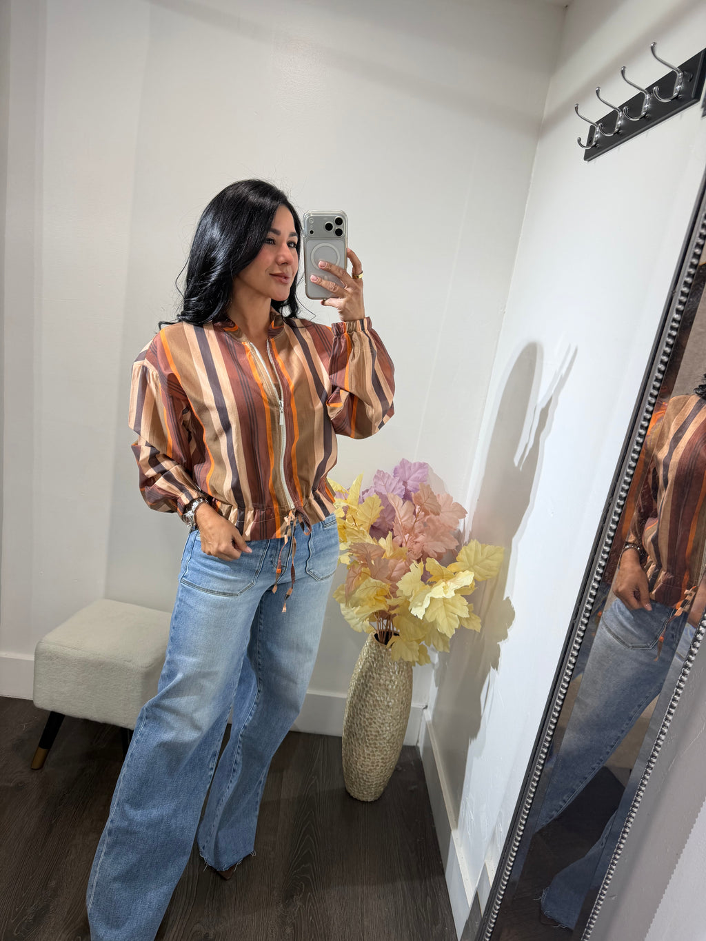 Top zipper Lu multicolor