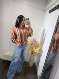 Top zipper Lu multicolor