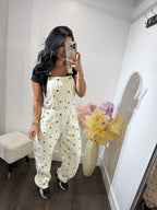 Jumpsuit denim Sile Dots