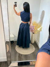 Load image into Gallery viewer, Maxi dress Denim Vilma
