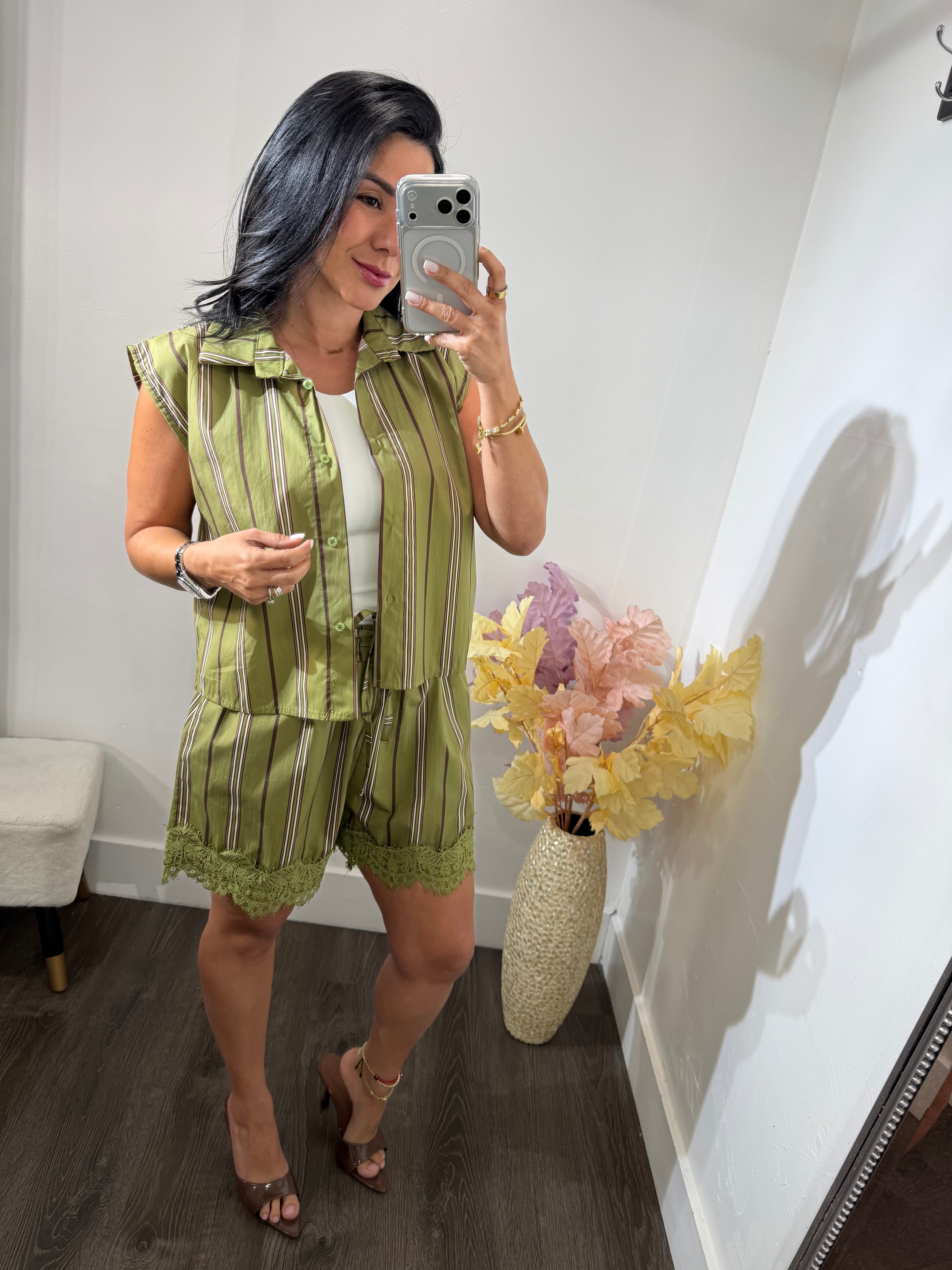 Set Amber striped