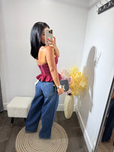Load image into Gallery viewer, Top denim rina
