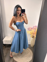 Load image into Gallery viewer, Maxi Dress Denim Julia
