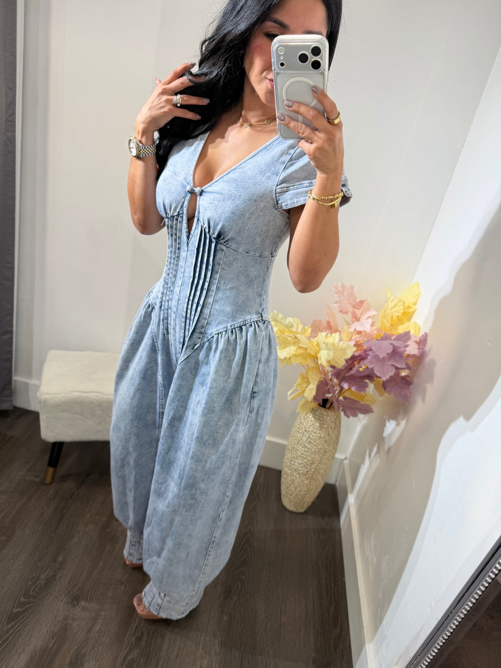 Jumpsuit denim Keila