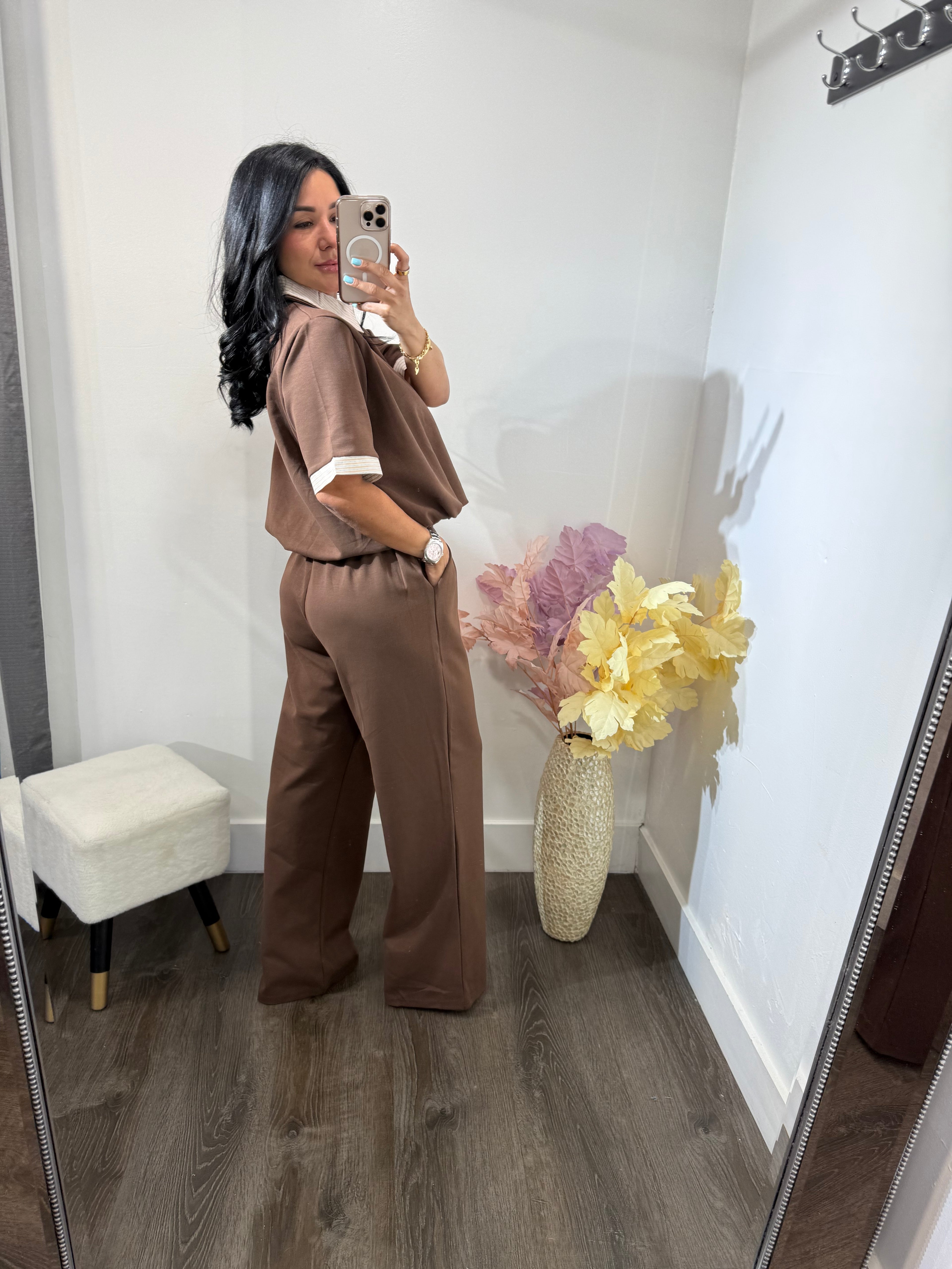 Set Olivia brown
