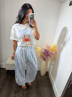 Pant striped viena