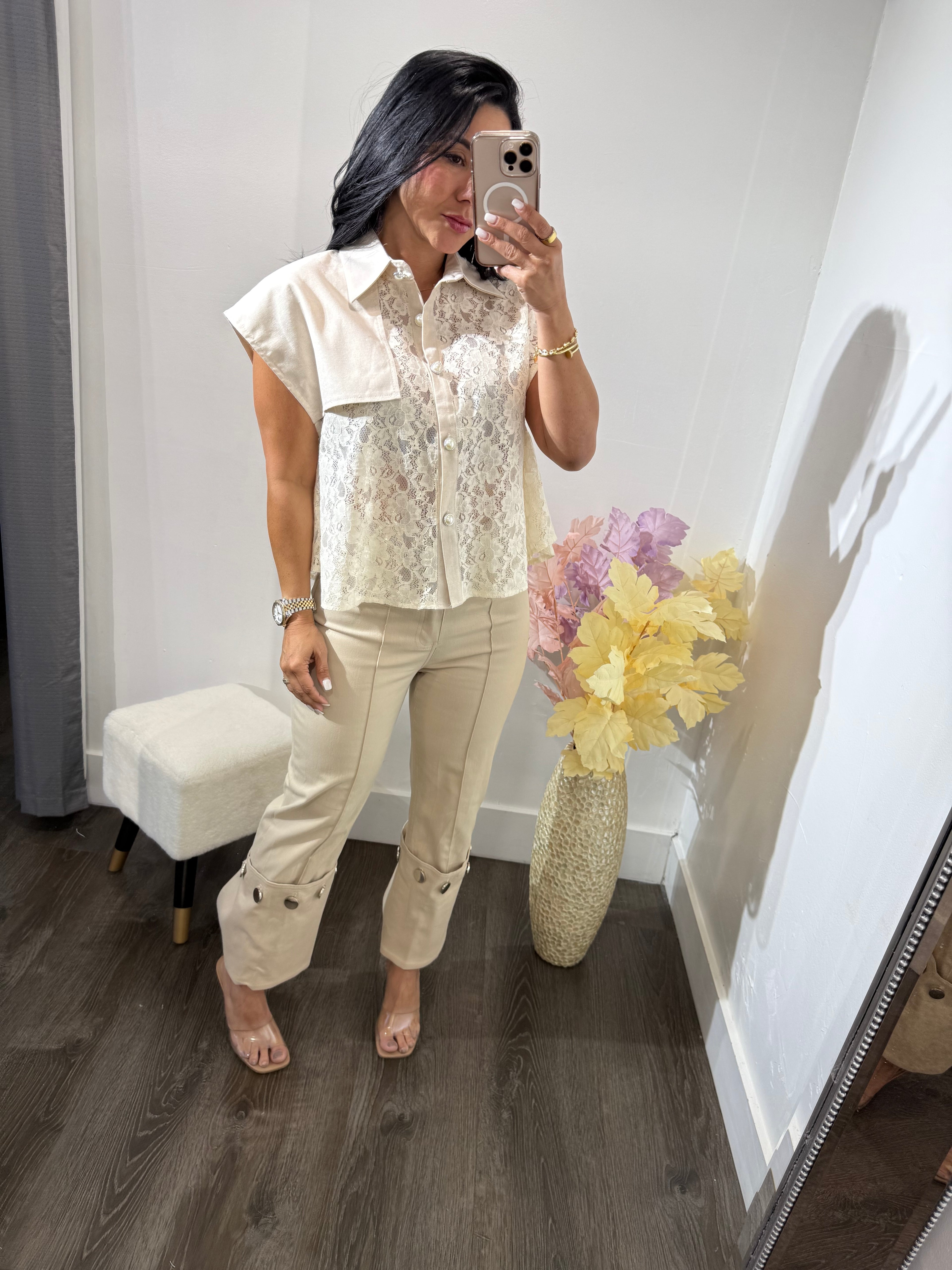 Top button Bianca