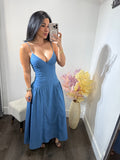 Maxi Dress Denim Agustina