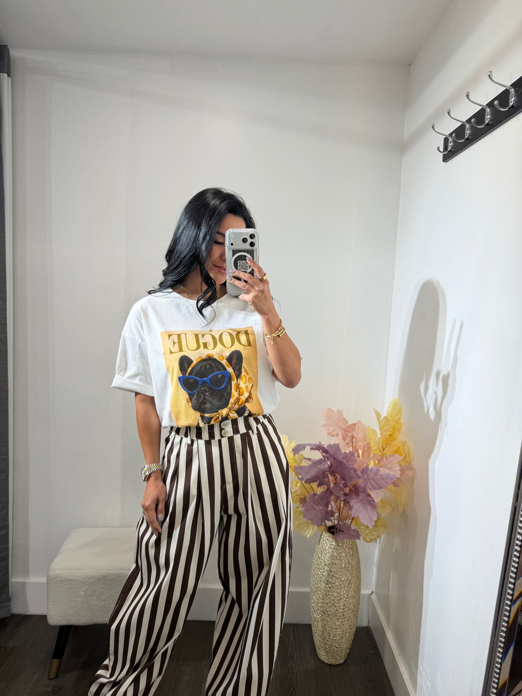 Pant striped viena