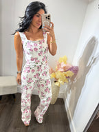 Set denim flower