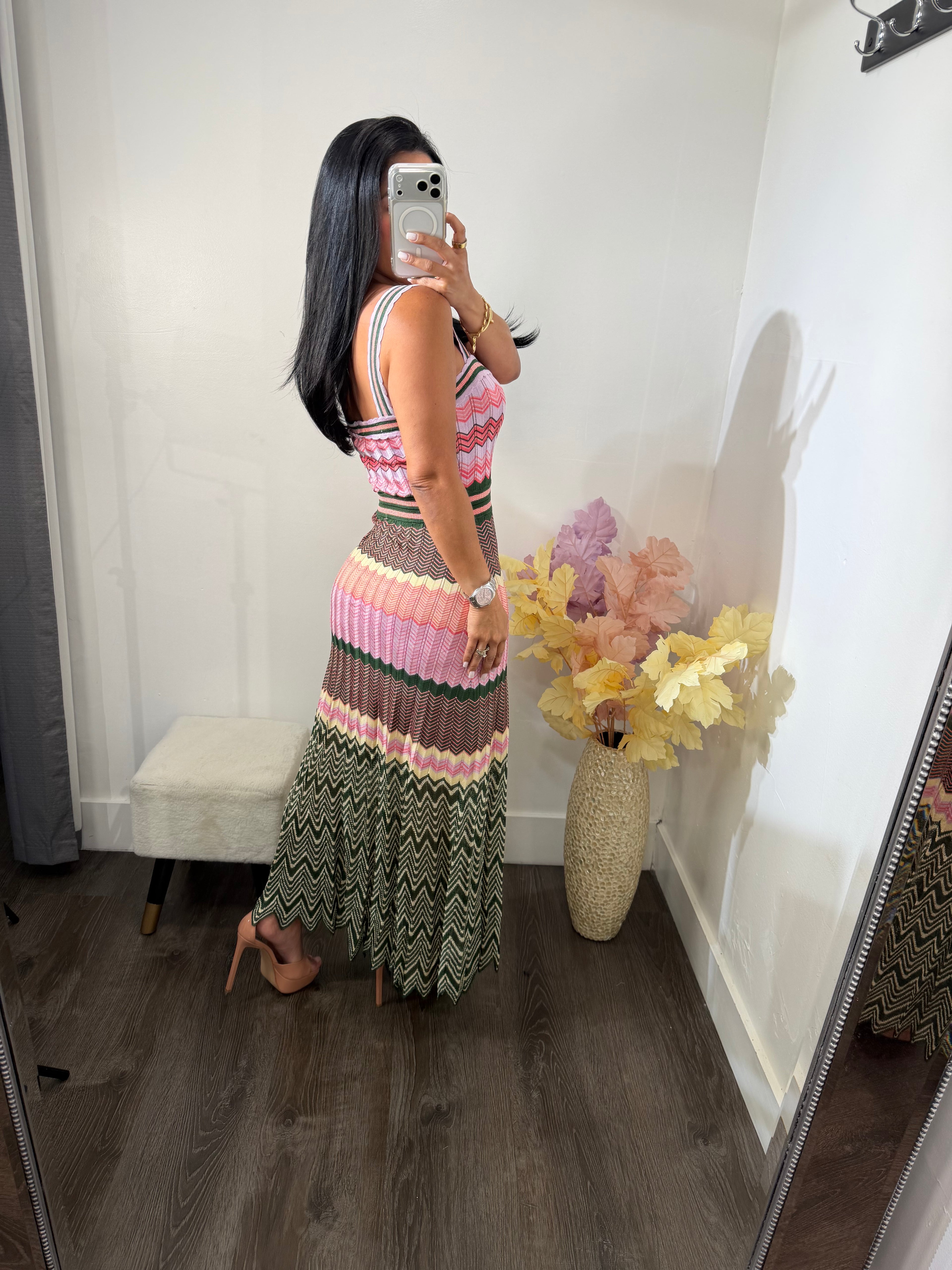 Maxi dress maca