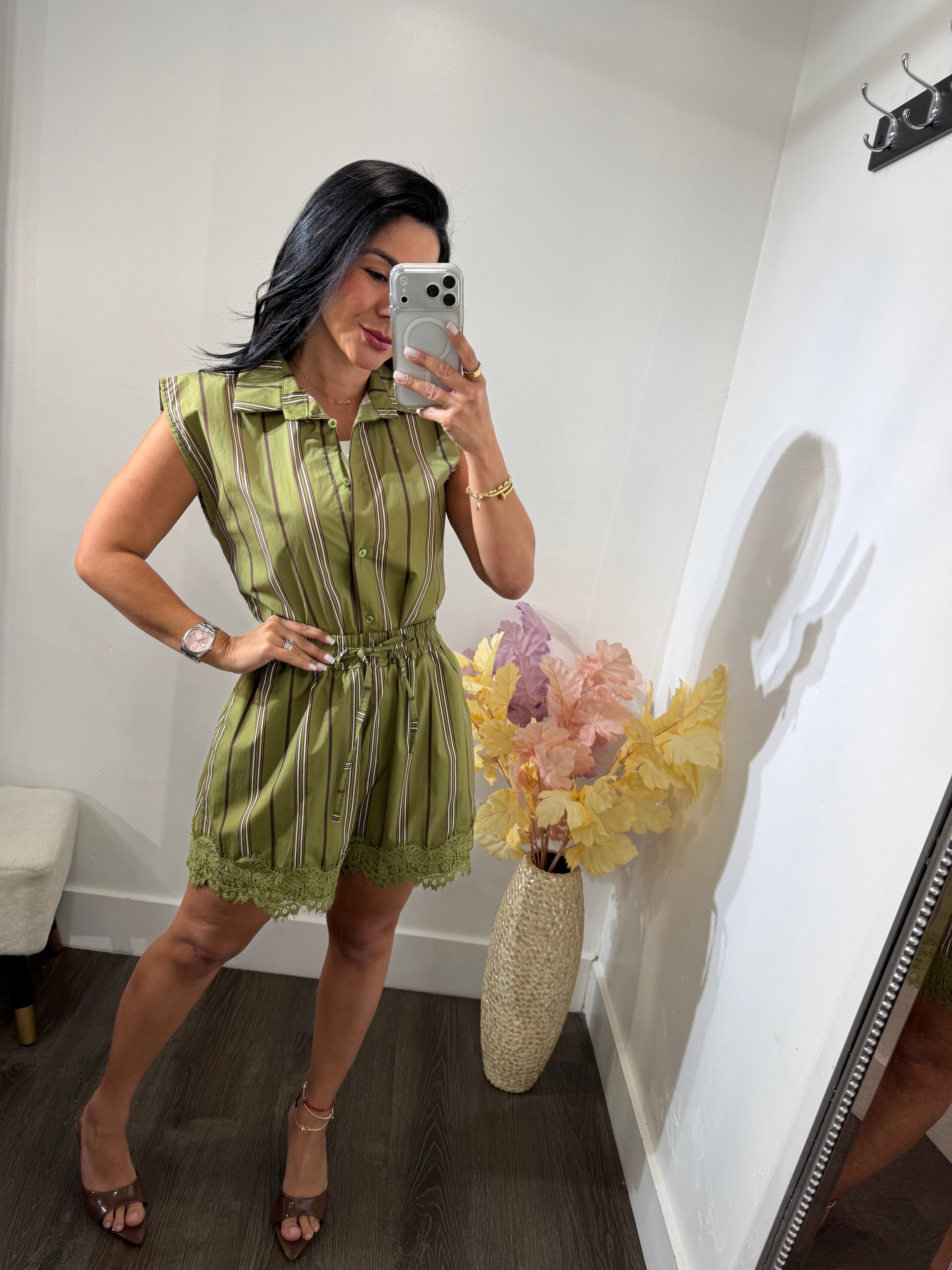 Set Amber striped