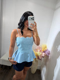Top raquel Blue