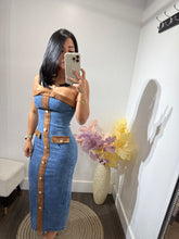 Load image into Gallery viewer, Maxi dress denim Lili

