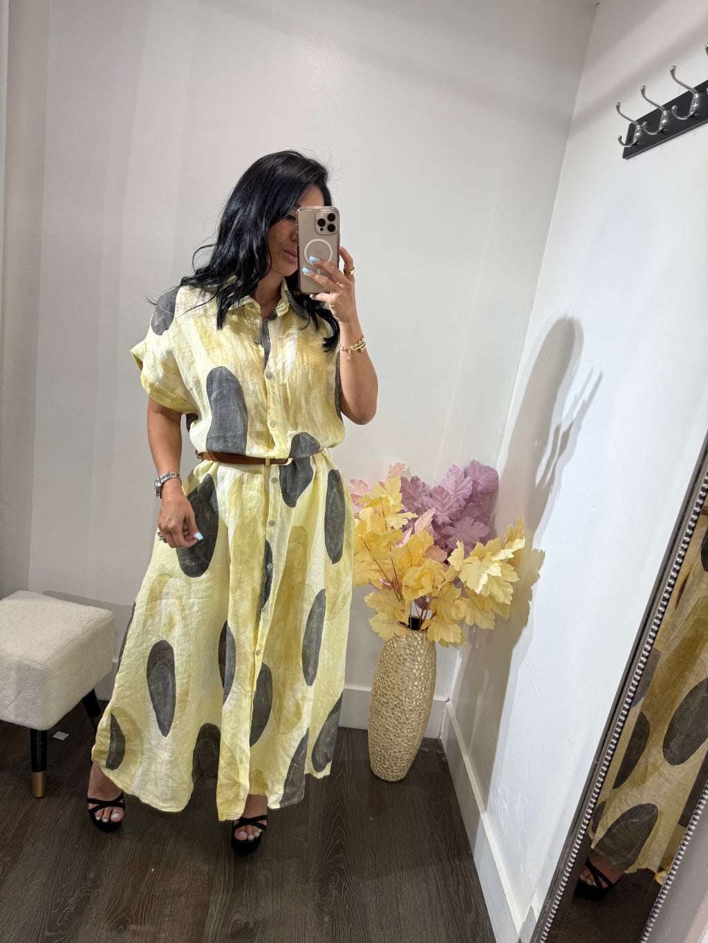 Maxi dress Lino dots
