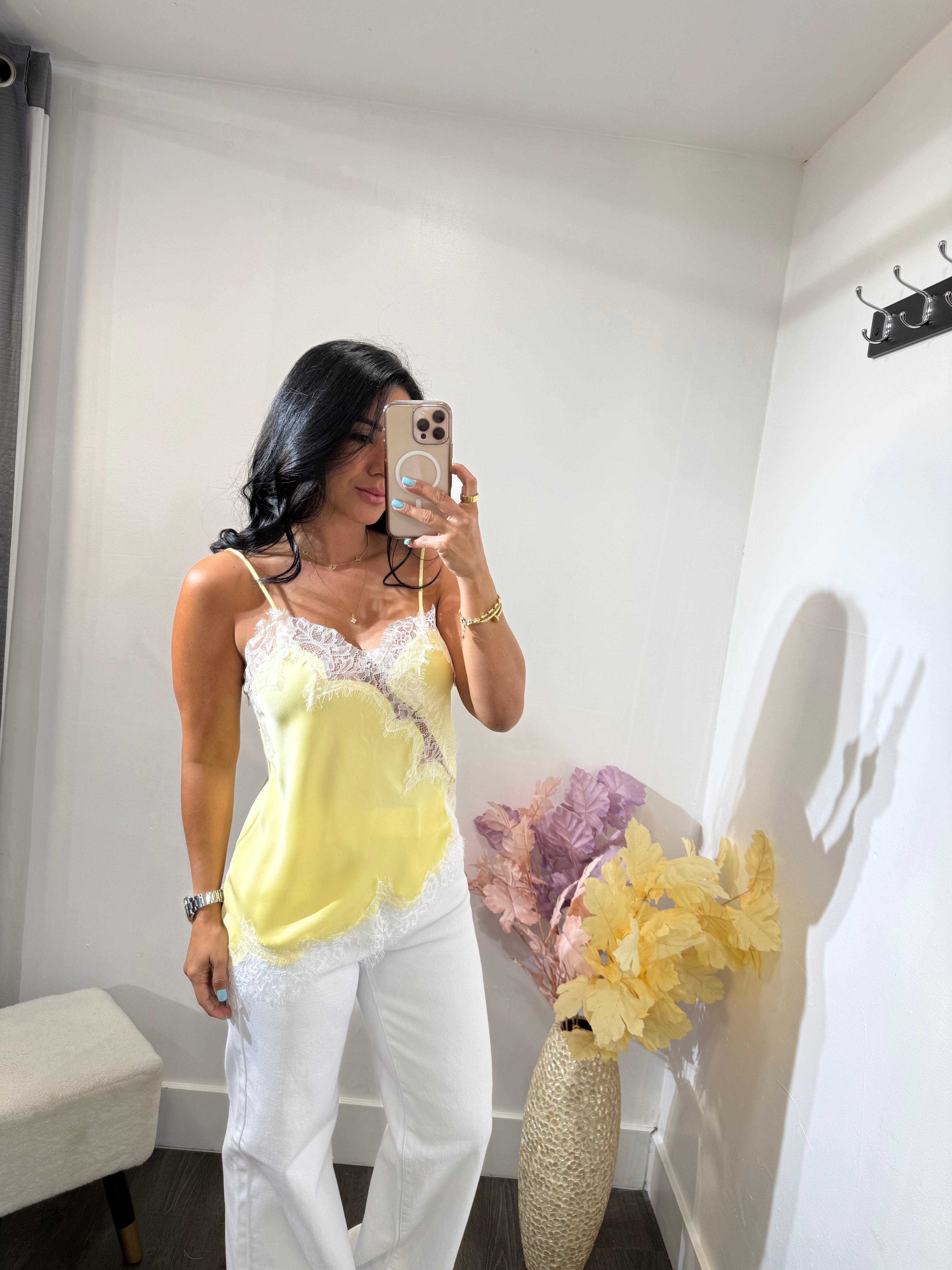 Top satin Amalia