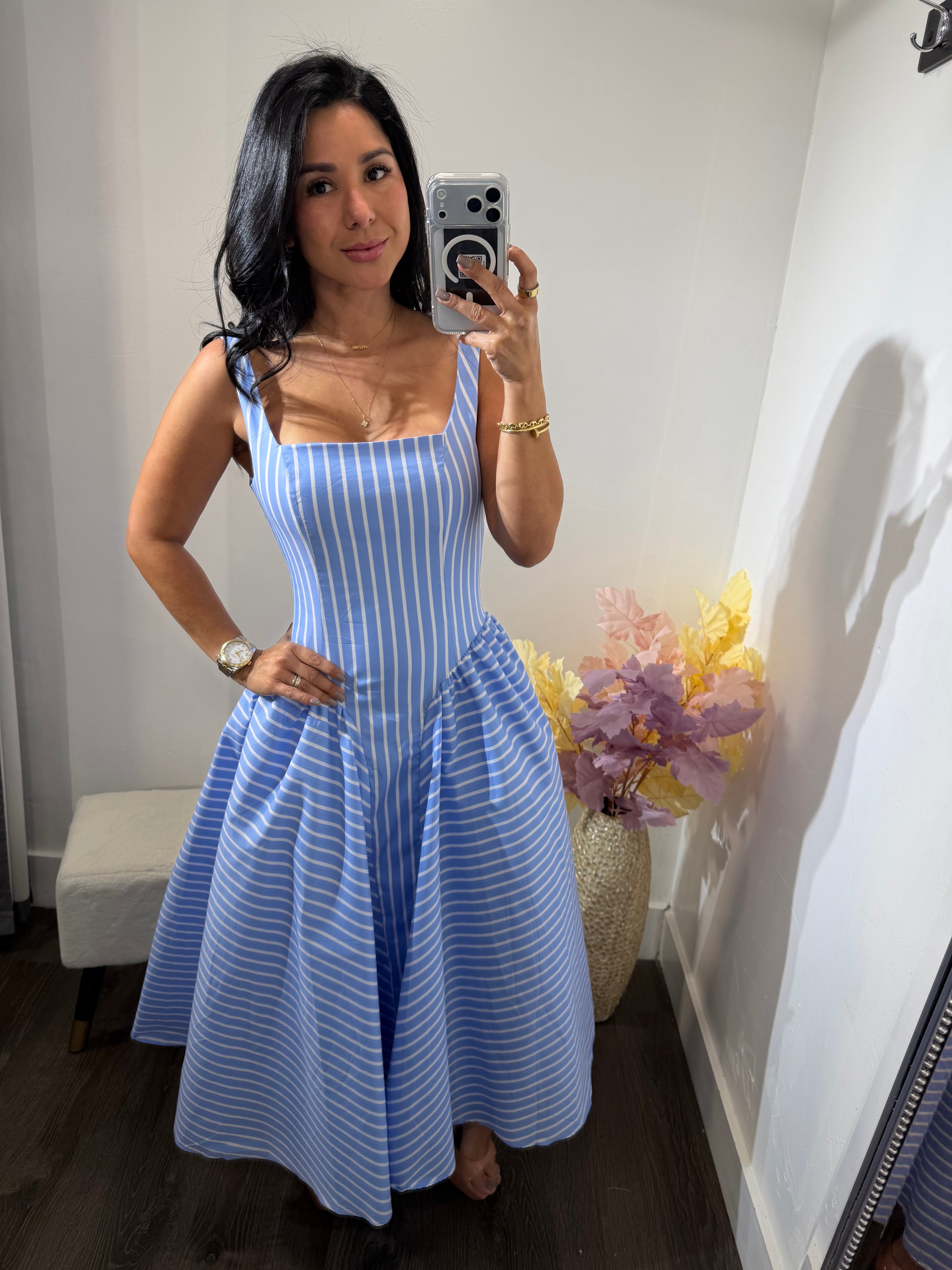 Maxi dress Striped Abril
