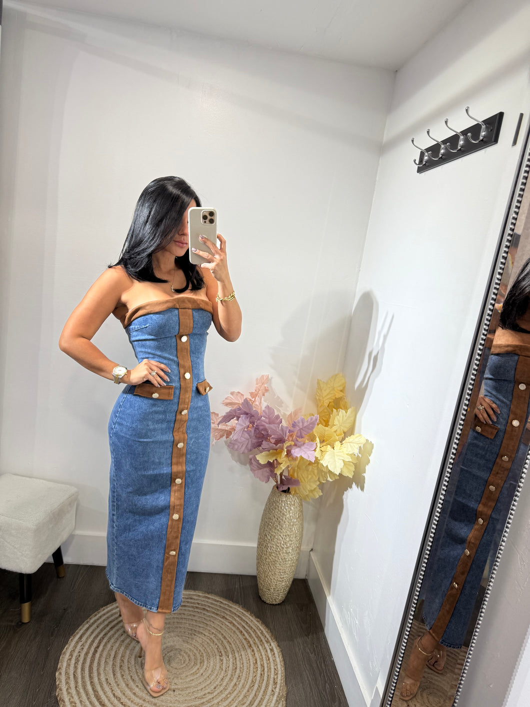 Maxi dress denim Lili