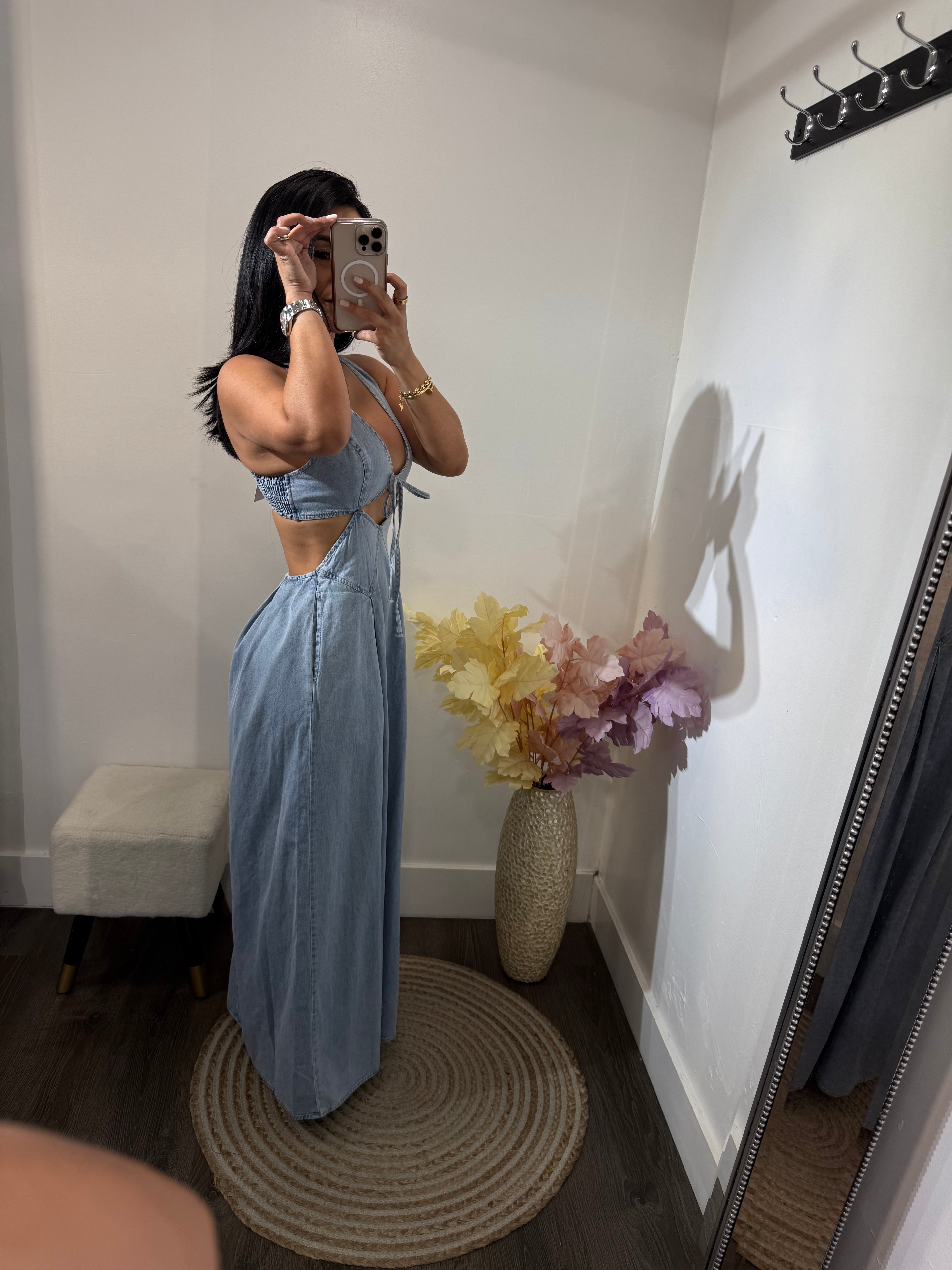 Maxi dress denim Susan