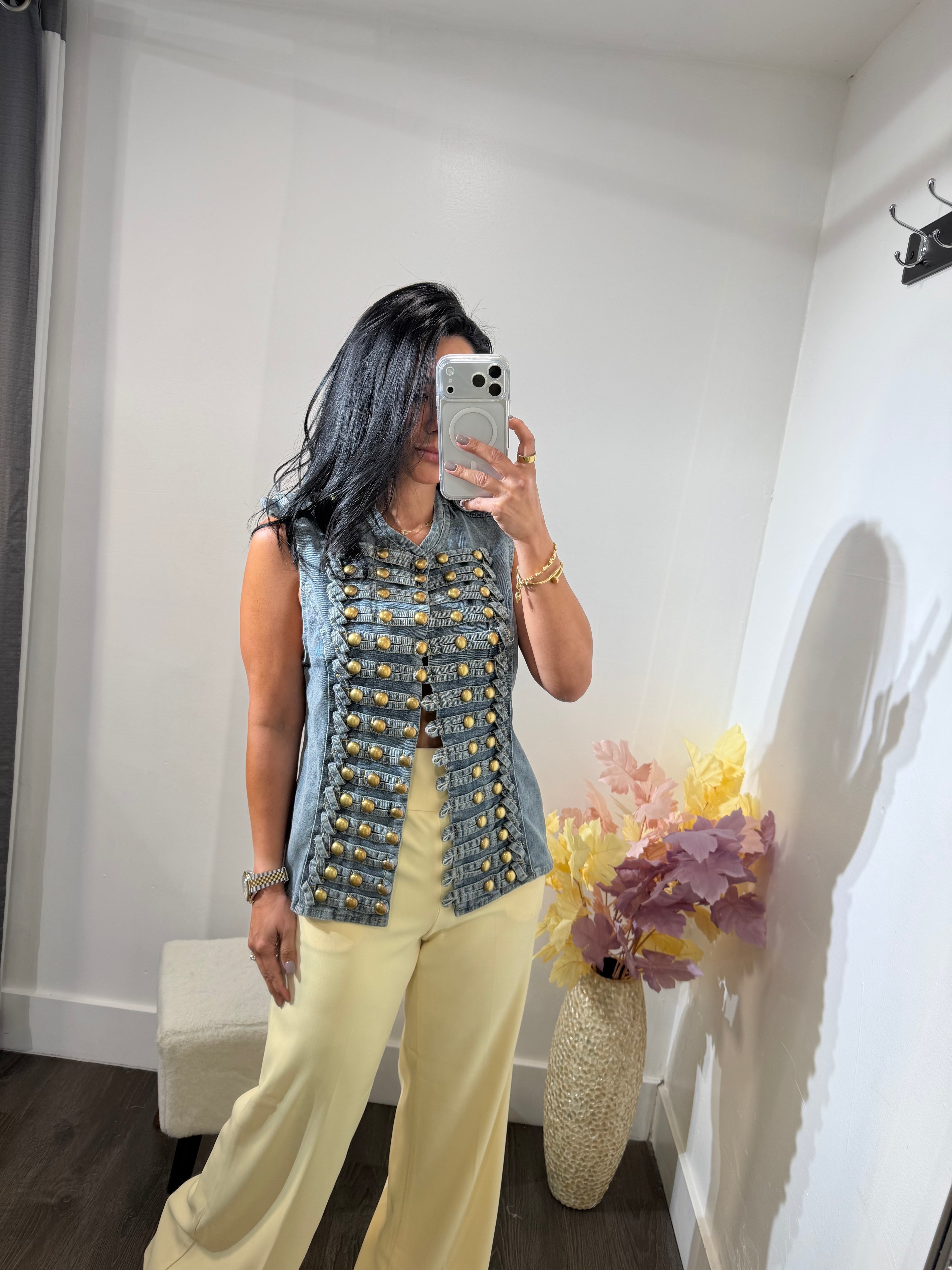 Jacket denim napoleon