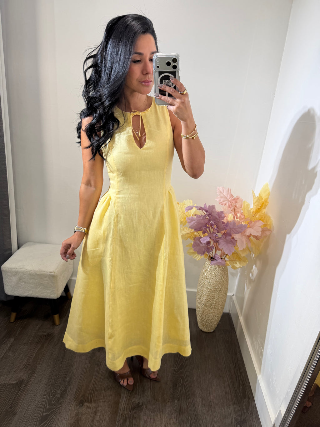 Maxi dress Lino sol