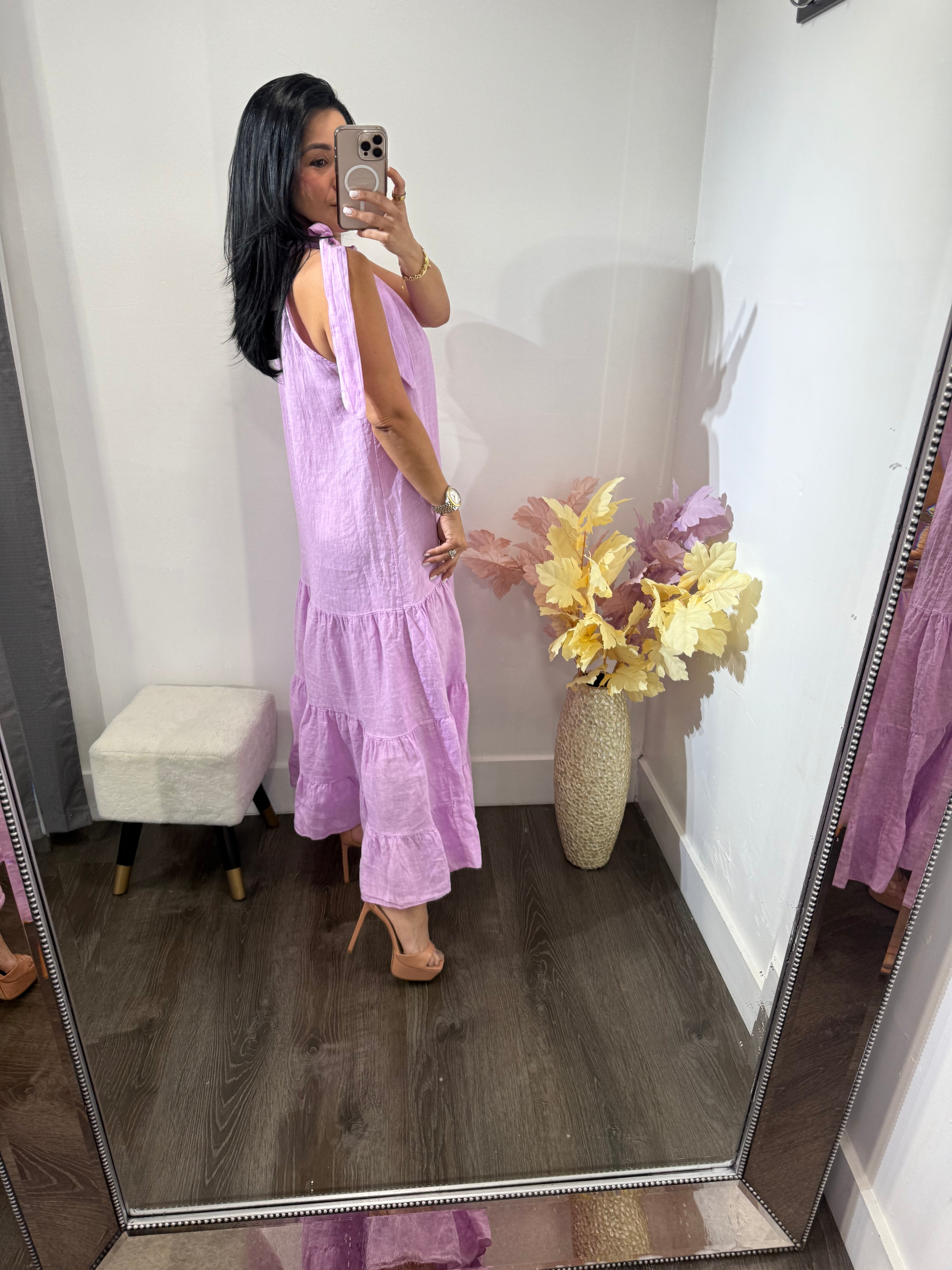 Maxi dress linen Bela