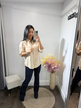 Load image into Gallery viewer, Top button linen basic
