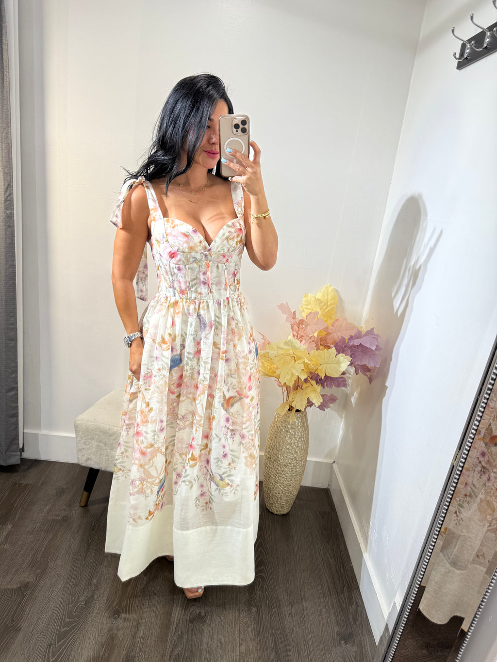 Maxi dress flower Ana