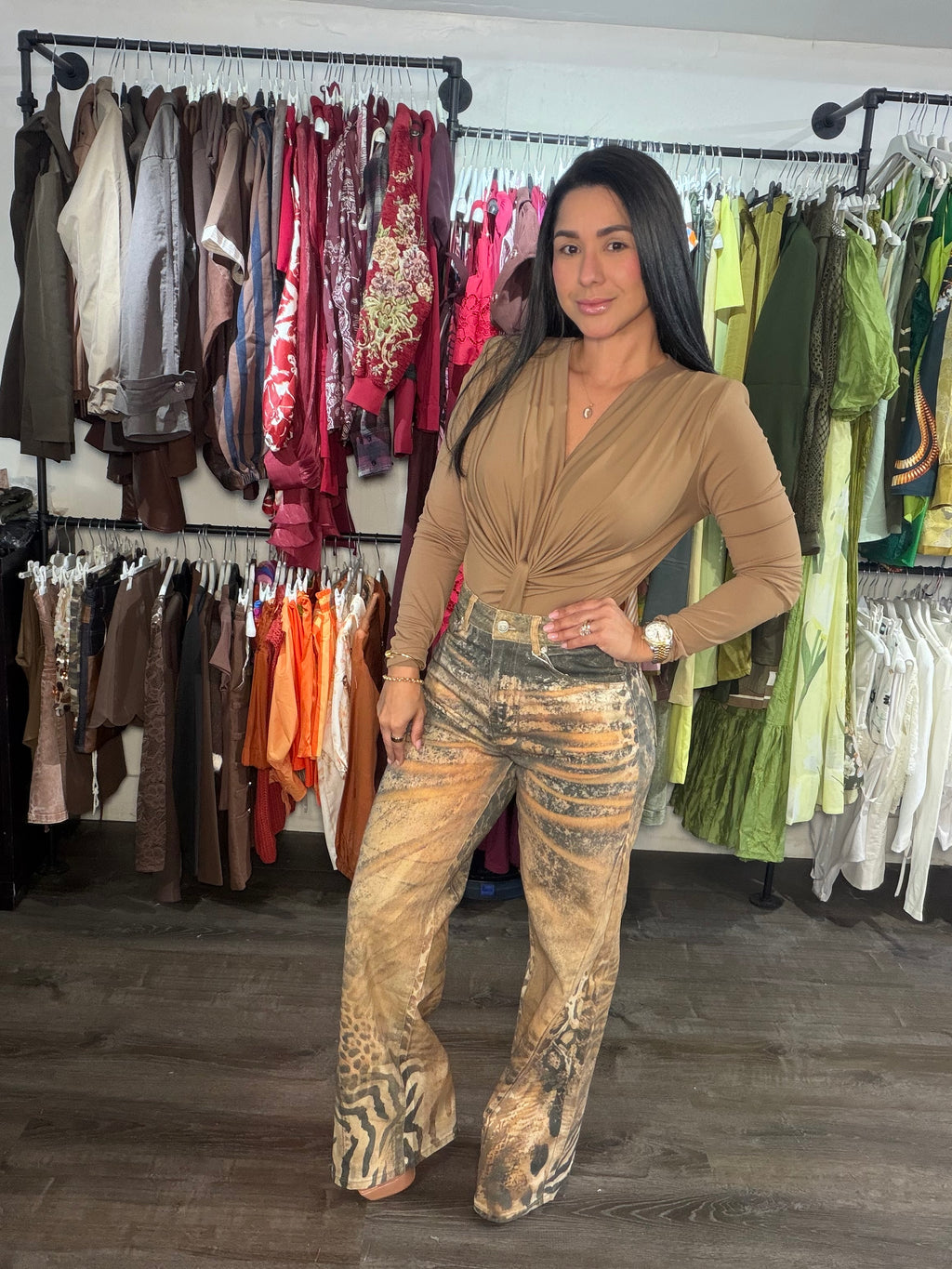 Jean print caro