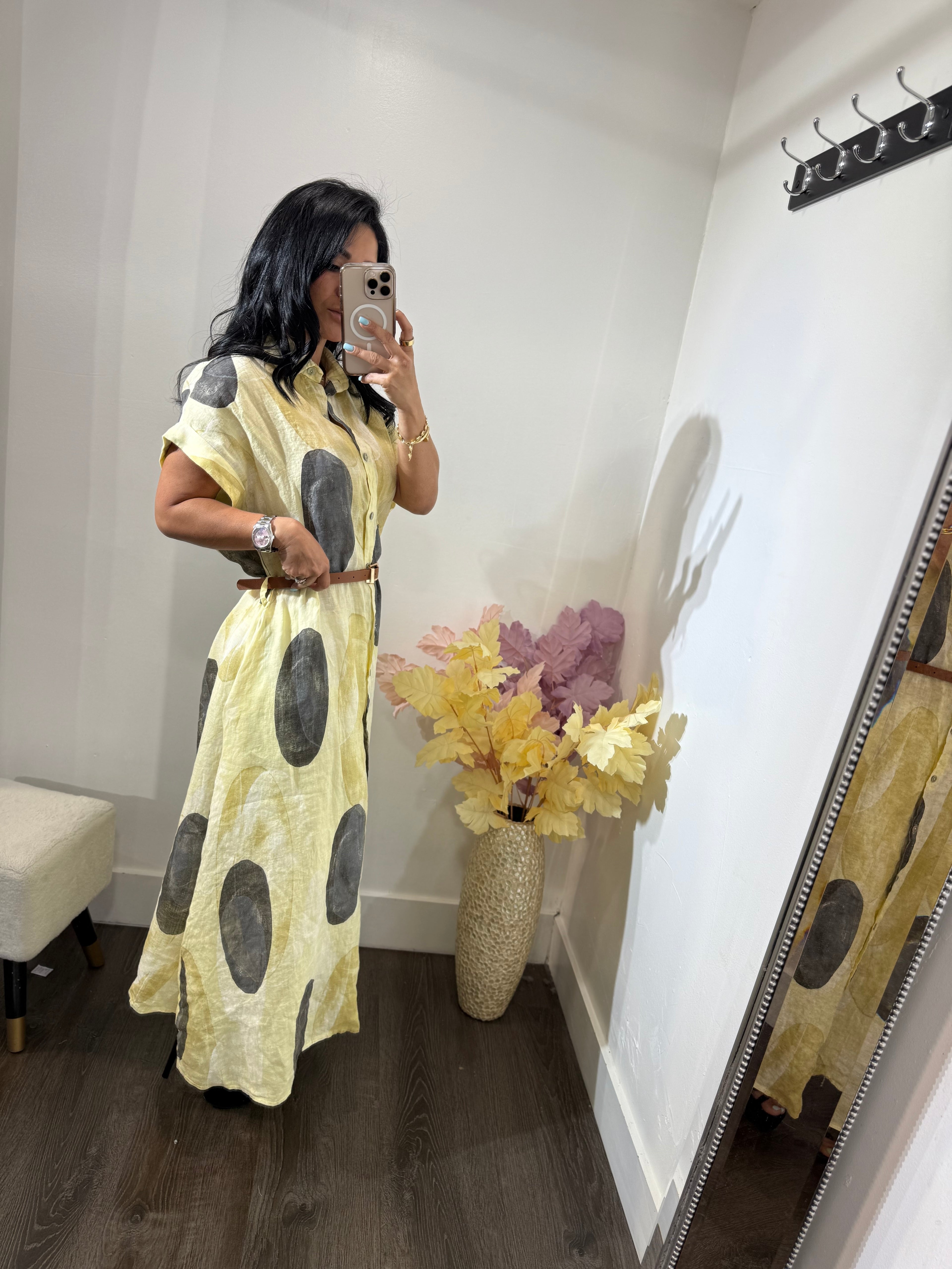 Maxi dress Lino dots