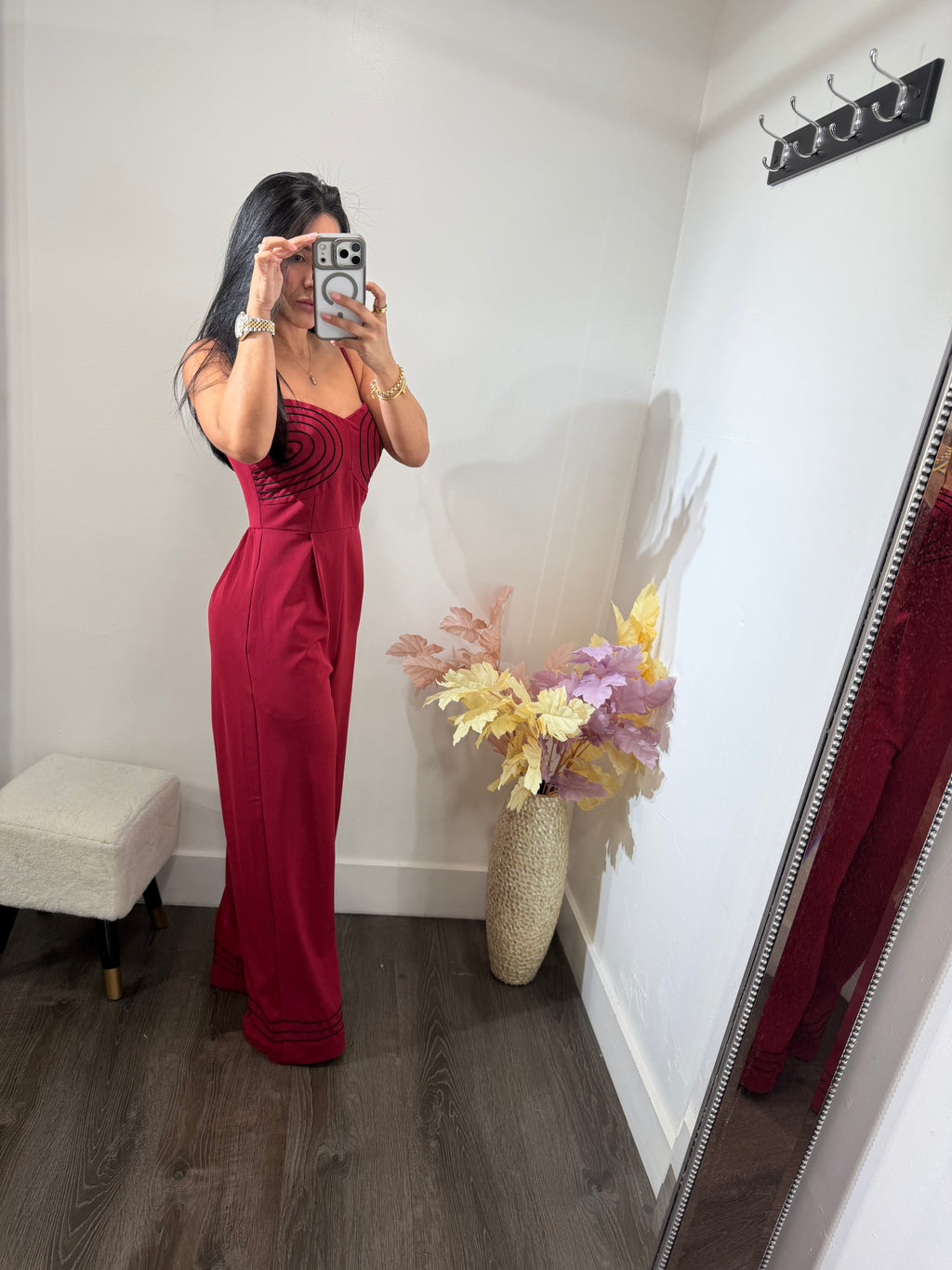 Jumpsuit Eugenia wine