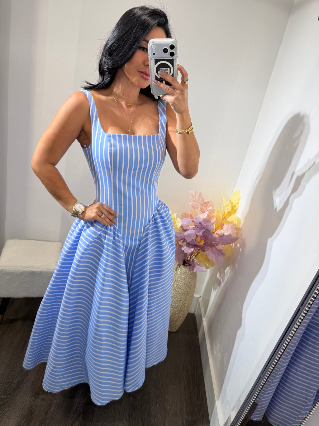 Maxi dress Striped Abril