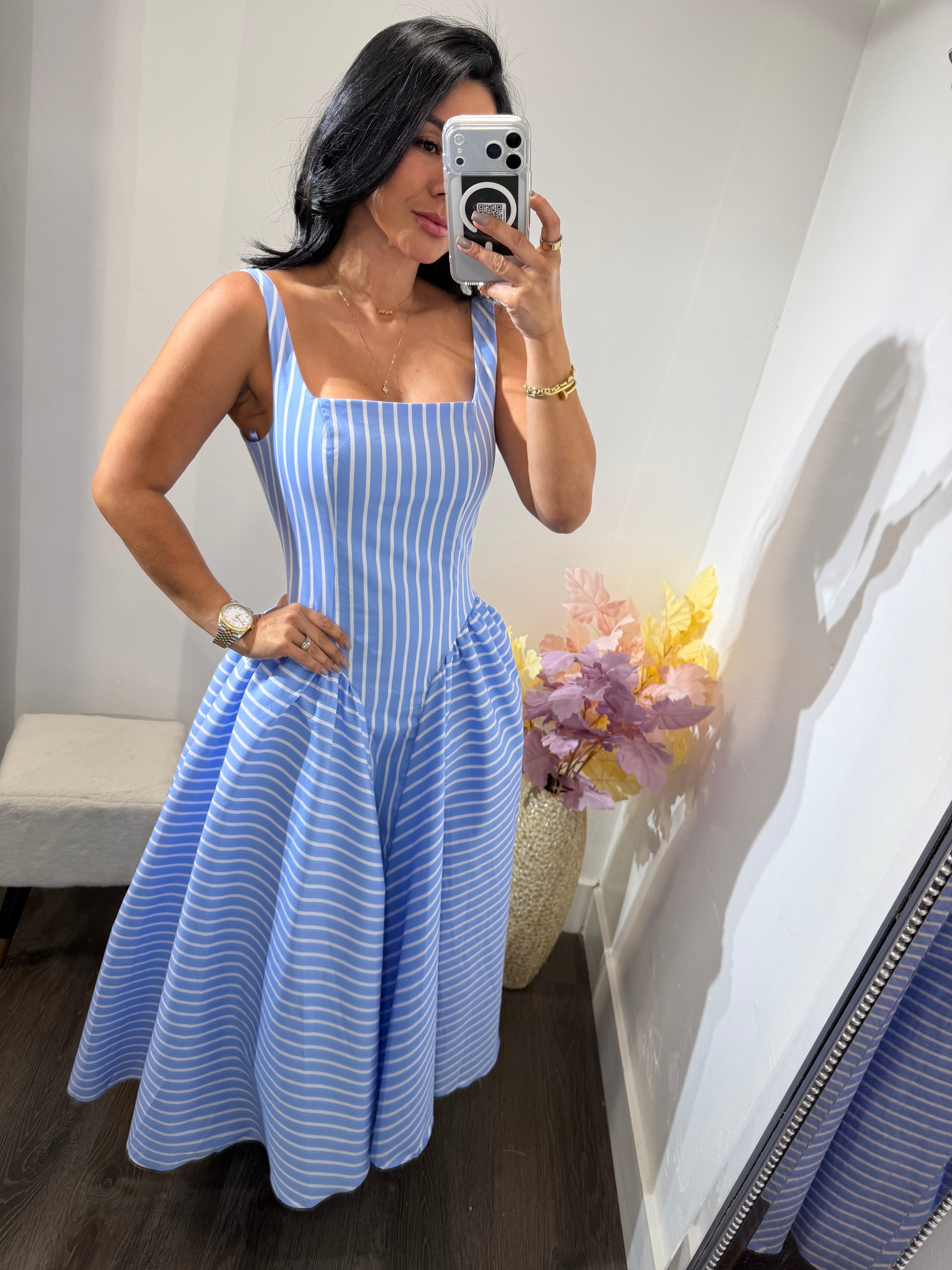 Maxi dress Striped Abril